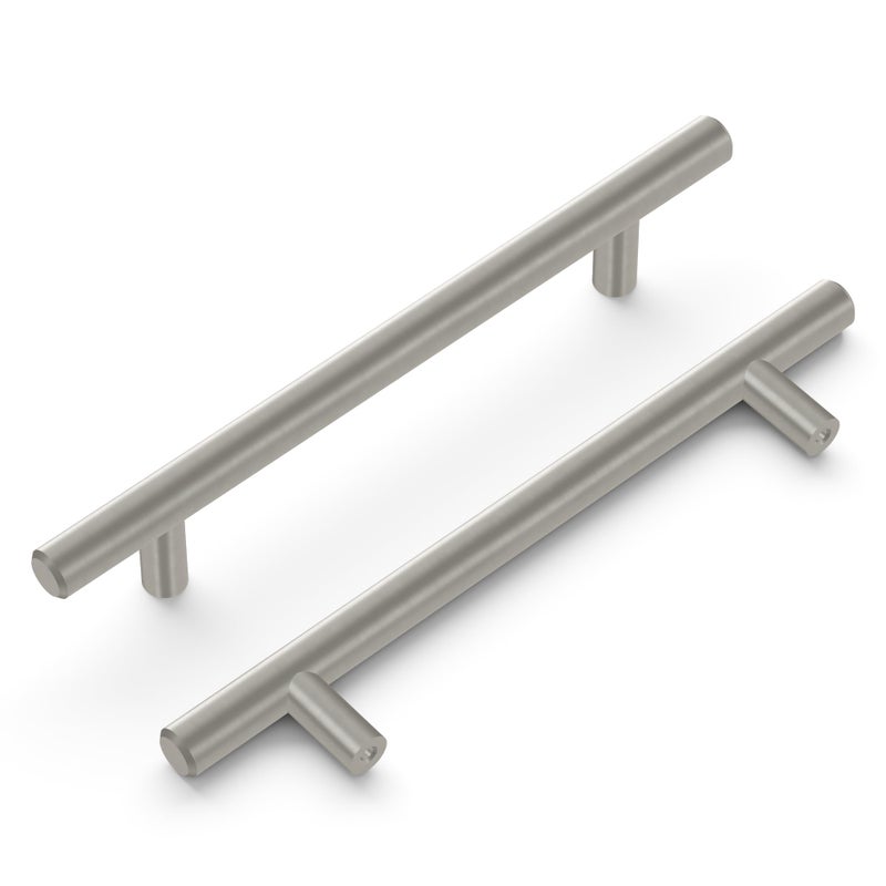 Hickory Hardware Bar Pulls Collection Pull 5-1/16 Inch (128mm) Center to Center Stainless Steel Finish - Image 1